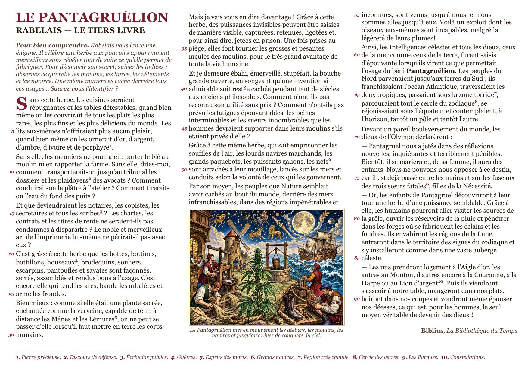 Aperçu du PDF couleur Le Pantagruélion